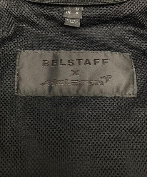 BELSTAFF（ベルスタッフ）BELSTAFF (ベルスタッフ) MCLAREN (マクラーレン) BELSTAFF×Mclaren レザージャケット ブラック サイズ:38の古着・服飾アイテム