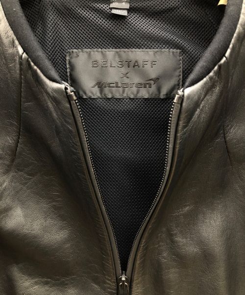 BELSTAFF（ベルスタッフ）BELSTAFF (ベルスタッフ) MCLAREN (マクラーレン) BELSTAFF×Mclaren レザージャケット ブラック サイズ:38の古着・服飾アイテム