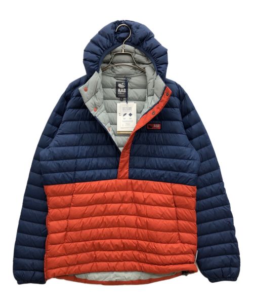 Rab（ラブ）Rab (ラブ) Rab ホライゾンダウンフーディ ダウンジャケット 未使用品 ネイビー×オレンジ サイズ:L 未使用品の古着・服飾アイテム