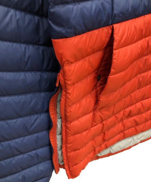 Rab（ラブ）Rab (ラブ) Rab ホライゾンダウンフーディ ダウンジャケット 未使用品 ネイビー×オレンジ サイズ:L 未使用品の古着・服飾アイテム