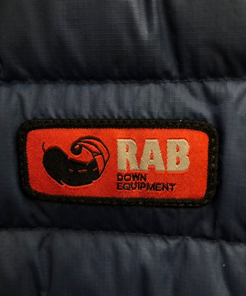 Rab（ラブ）Rab (ラブ) Rab ホライゾンダウンフーディ ダウンジャケット 未使用品 ネイビー×オレンジ サイズ:L 未使用品の古着・服飾アイテム