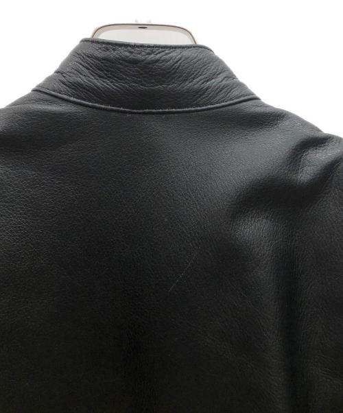 FREEDOM（フリーダム）FREEDOM (フリーダム) レザージャケット ブラック サイズ:Lの古着・服飾アイテム