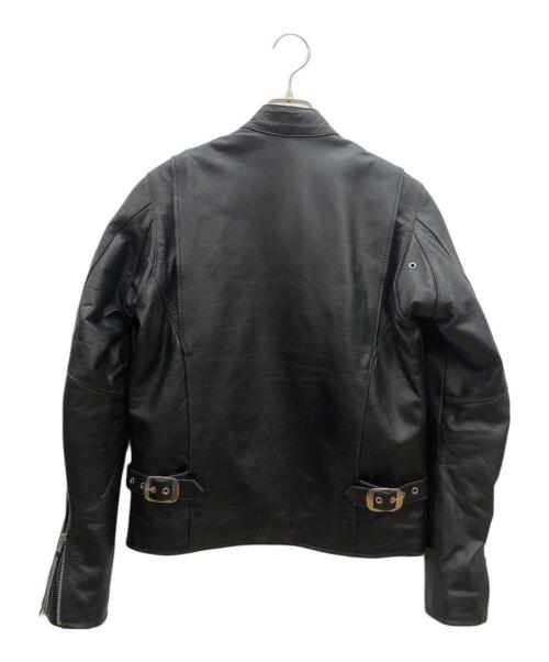 FREEDOM（フリーダム）FREEDOM (フリーダム) レザージャケット ブラック サイズ:Lの古着・服飾アイテム