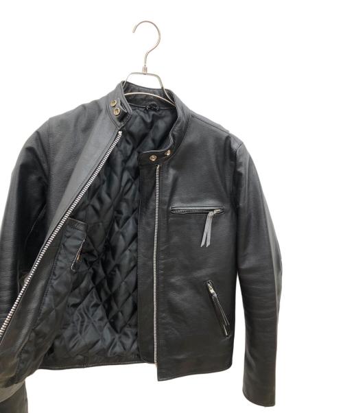 FREEDOM（フリーダム）FREEDOM (フリーダム) レザージャケット ブラック サイズ:Lの古着・服飾アイテム