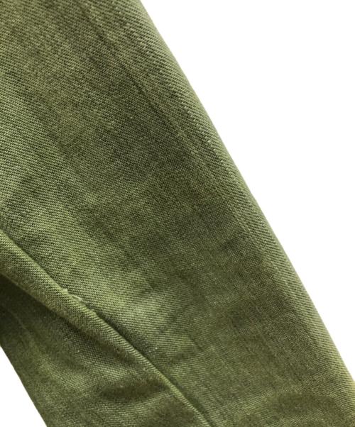 BINDU（ビンドゥ）BINDU (ビンドゥ) 刺繍テーラードジャケット グリーン サイズ:FREEの古着・服飾アイテム