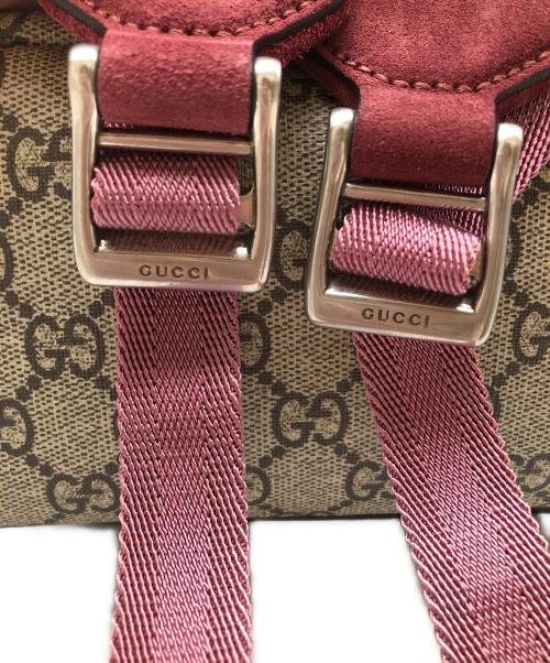 GUCCI（グッチ）GUCCI (グッチ) GGブルームス ベージュ×ピンクの古着・服飾アイテム