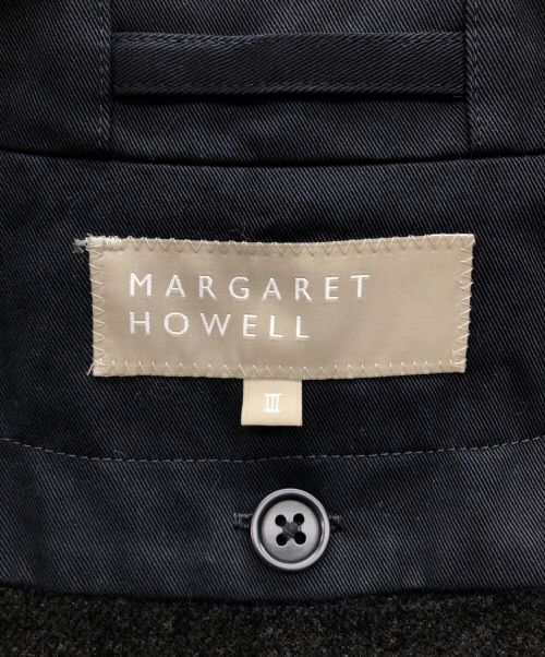 MARGARET HOWELL（マーガレットハウエル）MARGARET HOWELL (マーガレットハウエル) ライナー付ステンカラーコート ネイビー サイズ:3の古着・服飾アイテム