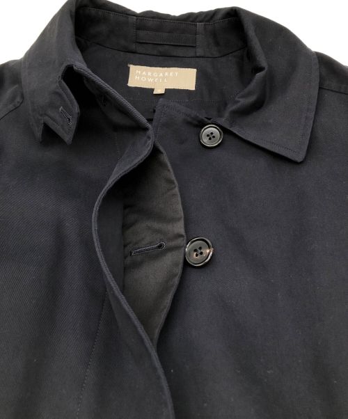 MARGARET HOWELL（マーガレットハウエル）MARGARET HOWELL (マーガレットハウエル) ライナー付ステンカラーコート ネイビー サイズ:3の古着・服飾アイテム