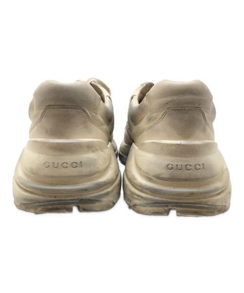 GUCCI（グッチ）GUCCI (グッチ) Ryton Men's Mouse Print Sneakers ホワイト サイズ:8の古着・服飾アイテム