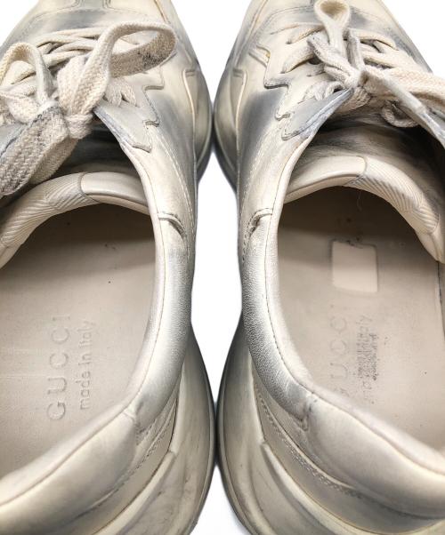 GUCCI（グッチ）GUCCI (グッチ) Ryton Men's Mouse Print Sneakers ホワイト サイズ:8の古着・服飾アイテム