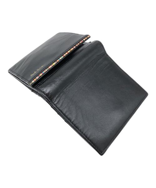 PAUL SMITH（ポールスミス）PAUL SMITH (ポールスミス) 2つ折り財布 ブラックの古着・服飾アイテム