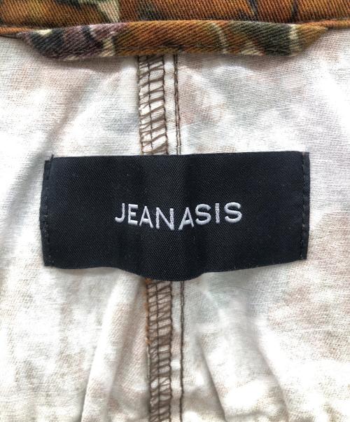 JEANASIS（ジーナシス）JEANASIS (ジーナシス) 花柄ジャケット オレンジ サイズ:Fの古着・服飾アイテム