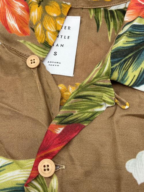 MISTER GENTLE MAN（ミスタージェントルマン）MISTER GENTLE MAN (ミスタージェントルマン) アロハシャツ ブラウン サイズ:Sの古着・服飾アイテム