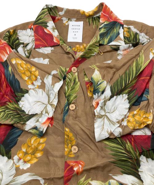 MISTER GENTLE MAN（ミスタージェントルマン）MISTER GENTLE MAN (ミスタージェントルマン) アロハシャツ ブラウン サイズ:Sの古着・服飾アイテム