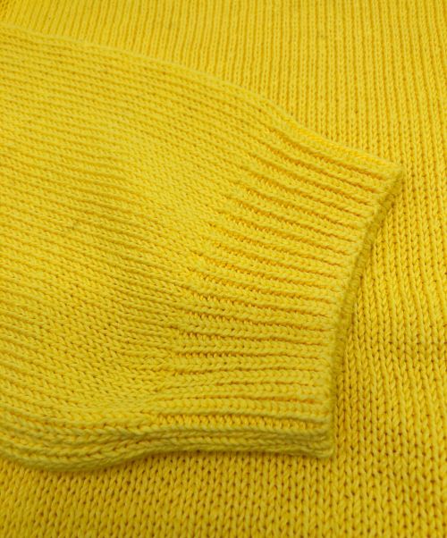 Hello,Bonjour!（ハローボンジュール）Hello,Bonjour! (ハローボンジュール) ニット イエロー サイズ:不明の古着・服飾アイテム