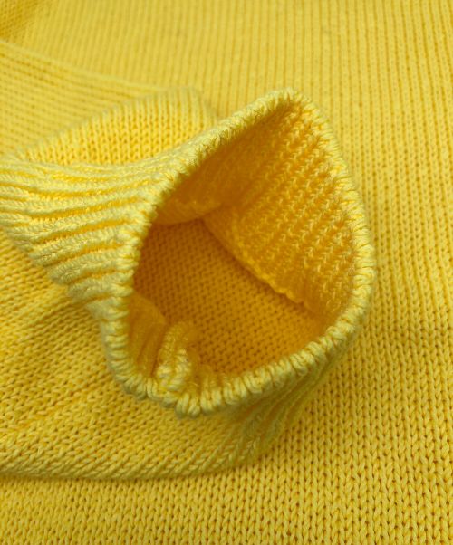 Hello,Bonjour!（ハローボンジュール）Hello,Bonjour! (ハローボンジュール) ニット イエロー サイズ:不明の古着・服飾アイテム