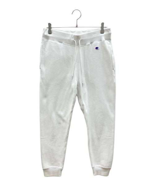 Champion REVERSE WEAVE（チャンピオン リバース ウィーブ）Champion REVERSE WEAVE (チャンピオン リバース ウィーブ) スウェットパンツ ホワイト サイズ:Ｍの古着・服飾アイテム