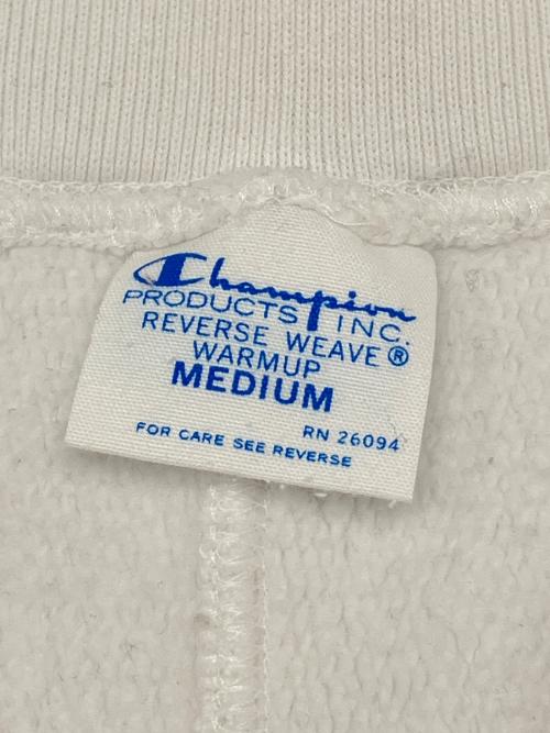 Champion REVERSE WEAVE（チャンピオン リバース ウィーブ）Champion REVERSE WEAVE (チャンピオン リバース ウィーブ) スウェットパンツ ホワイト サイズ:Ｍの古着・服飾アイテム