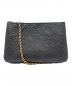 LOUIS VUITTONルイ ヴィトン）の古着「ドゥーブルジップ」｜ブラック