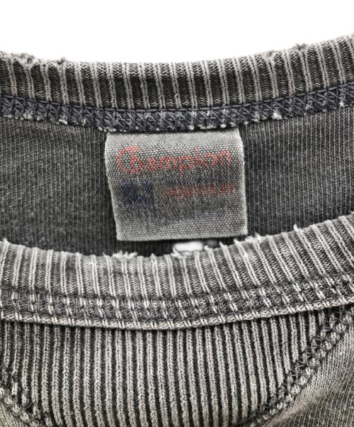 Champion（チャンピオン）Champion (チャンピオン) Vガゼットクルーネックスウェット グレー サイズ:-の古着・服飾アイテム