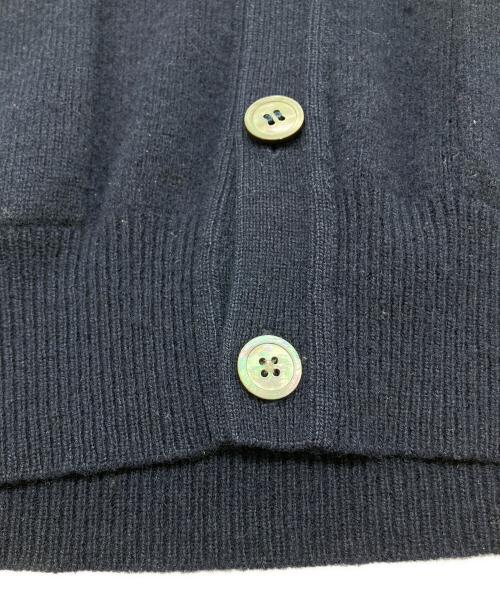 POLO RALPH LAUREN（ポロ・ラルフローレン）POLO RALPH LAUREN (ポロ・ラルフローレン) 80sカーディガン　ラムズウール　古着 ネイビー サイズ:170の古着・服飾アイテム