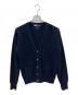 POLO RALPH LAUREN（ポロ・ラルフローレン）の古着「80sカーディガン　ラムズウール　古着」｜ネイビー