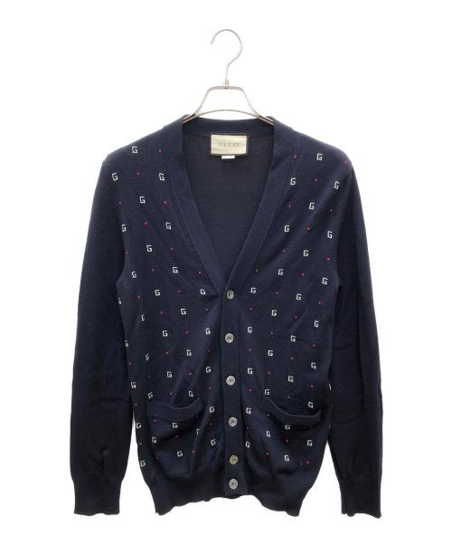 GUCCI（グッチ）GUCCI (グッチ) G総柄 ネイビー サイズ:XSの古着・服飾アイテム