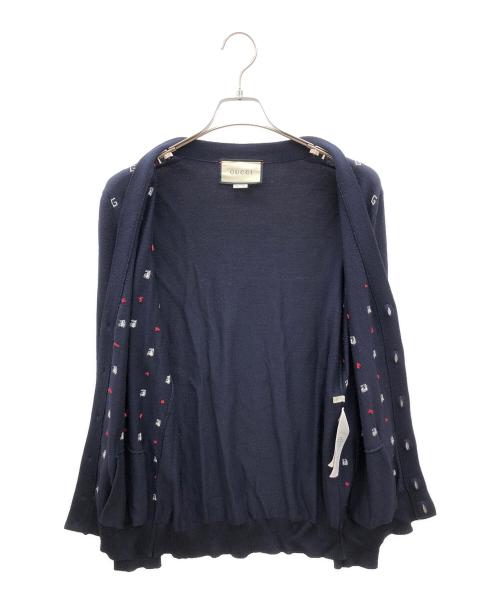 GUCCI（グッチ）GUCCI (グッチ) G総柄 ネイビー サイズ:XSの古着・服飾アイテム