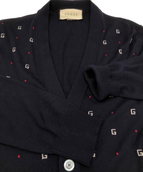 GUCCI（グッチ）GUCCI (グッチ) G総柄 ネイビー サイズ:XSの古着・服飾アイテム