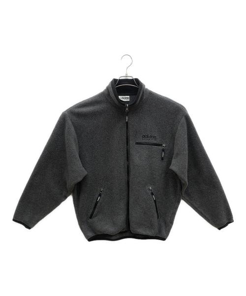 adidas（アディダス）adidas (アディダス) 90sフリースジャケット グレー サイズ:XOの古着・服飾アイテム