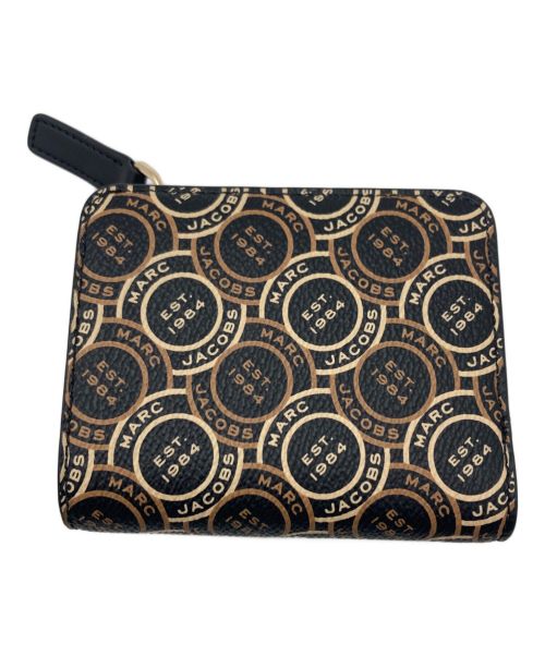 MARC JACOBS（マークジェイコブズ）MARC JACOBS (マークジェイコブス) 2つ折り財布 ブラック×ブラウン 未使用品の古着・服飾アイテム