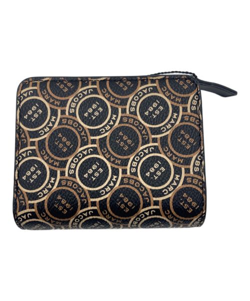MARC JACOBS（マークジェイコブズ）MARC JACOBS (マークジェイコブス) 2つ折り財布 ブラック×ブラウン 未使用品の古着・服飾アイテム