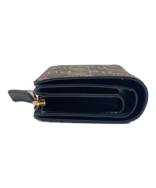 MARC JACOBS（マークジェイコブズ）MARC JACOBS (マークジェイコブス) 2つ折り財布 ブラック×ブラウン 未使用品の古着・服飾アイテム