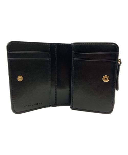 MARC JACOBS（マークジェイコブズ）MARC JACOBS (マークジェイコブス) 2つ折り財布 ブラック×ブラウン 未使用品の古着・服飾アイテム