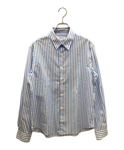 Sporty & Rich（スポーティーアンドリッチ）Sporty & Rich (スポーティーアンドリッチ) ストライプシャツ ブルー×ホワイト サイズ:S 未使用品の古着・服飾アイテム