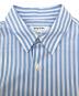 中古・古着 Sporty & Rich (スポーティーアンドリッチ) ストライプシャツ ブルー×ホワイト サイズ:S 未使用品：9000円
