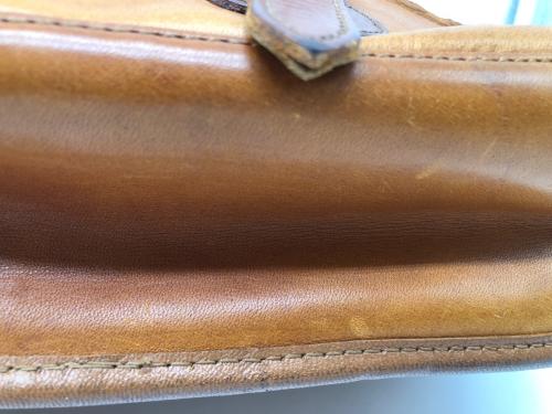 Billingham（ビリンガム）Billingham (ビリンガム) ショルダーバッグ カーキ×ブラウンの古着・服飾アイテム