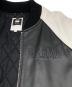中古・古着 G-STAR RAW (ジースターロゥ) レザーブルゾン ブラック×ホワイト サイズ:XL：7000円