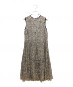 Loulou Willoughbyルルウィルビー）の古着「ノースリーブワンピース」｜グレージュ