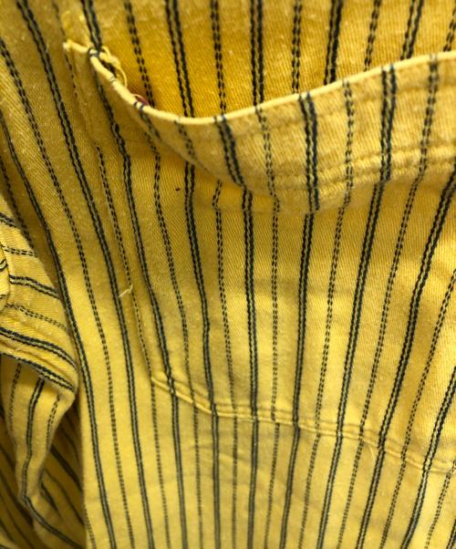 GAP（ギャップ）GAP (ギャップ) 80sストライプシャツ イエロー サイズ:Mの古着・服飾アイテム