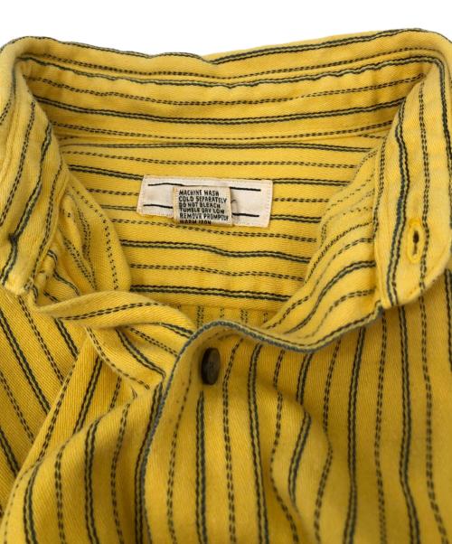 GAP（ギャップ）GAP (ギャップ) 80sストライプシャツ イエロー サイズ:Mの古着・服飾アイテム
