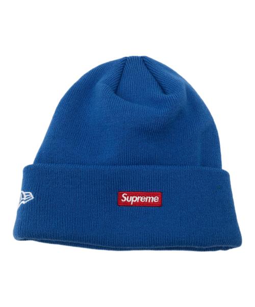 SUPREME（シュプリーム）Supreme (シュプリーム) New Era (ニューエラ) ニット帽 ブルーの古着・服飾アイテム