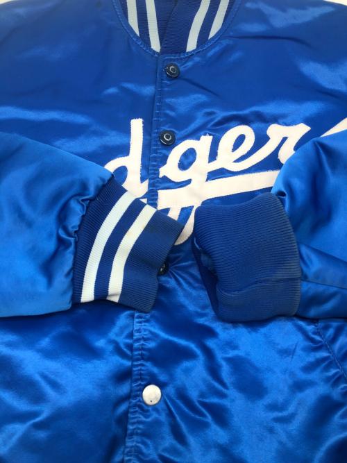 Dodgers（ドジャース）Dodgers (ドジャース) 90sスタジャン　古着 ブルー サイズ:Sの古着・服飾アイテム