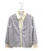 JILL STUARTジルスチュアート）の古着「長袖ブラウス」｜パープル