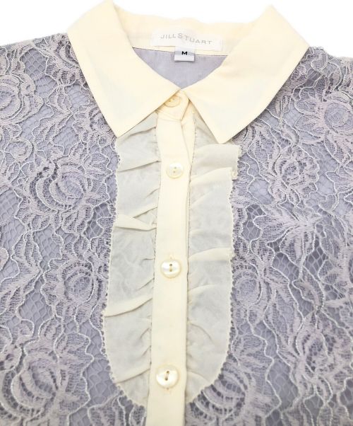 JILL STUART（ジルスチュアート）JILL STUART (ジルスチュアート) 長袖ブラウス パープル サイズ:Ｍの古着・服飾アイテム