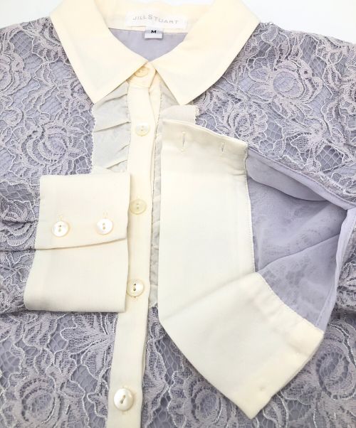 JILL STUART（ジルスチュアート）JILL STUART (ジルスチュアート) 長袖ブラウス パープル サイズ:Ｍの古着・服飾アイテム
