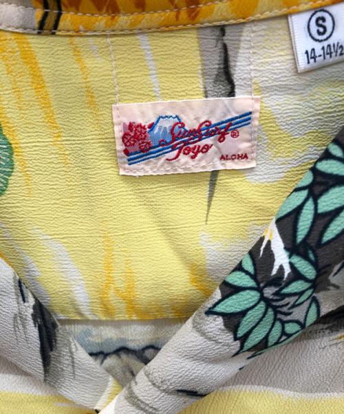 Sun Surf（サンサーフ）Sun Surf (サンサーフ) アロハシャツ イエロー サイズ:Sの古着・服飾アイテム