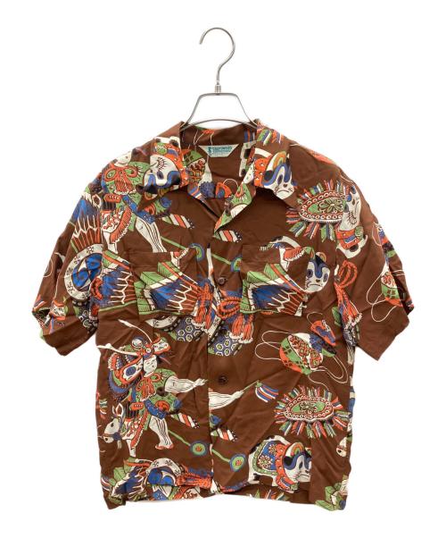 Sun Surf（サンサーフ）Sun Surf (サンサーフ) アロハシャツ ブラウン サイズ:Sの古着・服飾アイテム