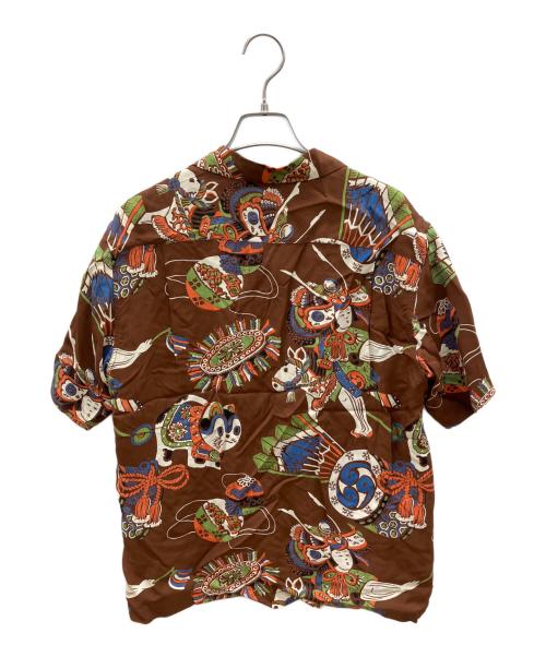 Sun Surf（サンサーフ）Sun Surf (サンサーフ) アロハシャツ ブラウン サイズ:Sの古着・服飾アイテム