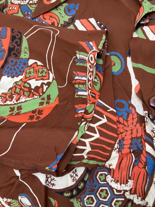 Sun Surf（サンサーフ）Sun Surf (サンサーフ) アロハシャツ ブラウン サイズ:Sの古着・服飾アイテム